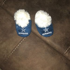 Cowboys baby slippers